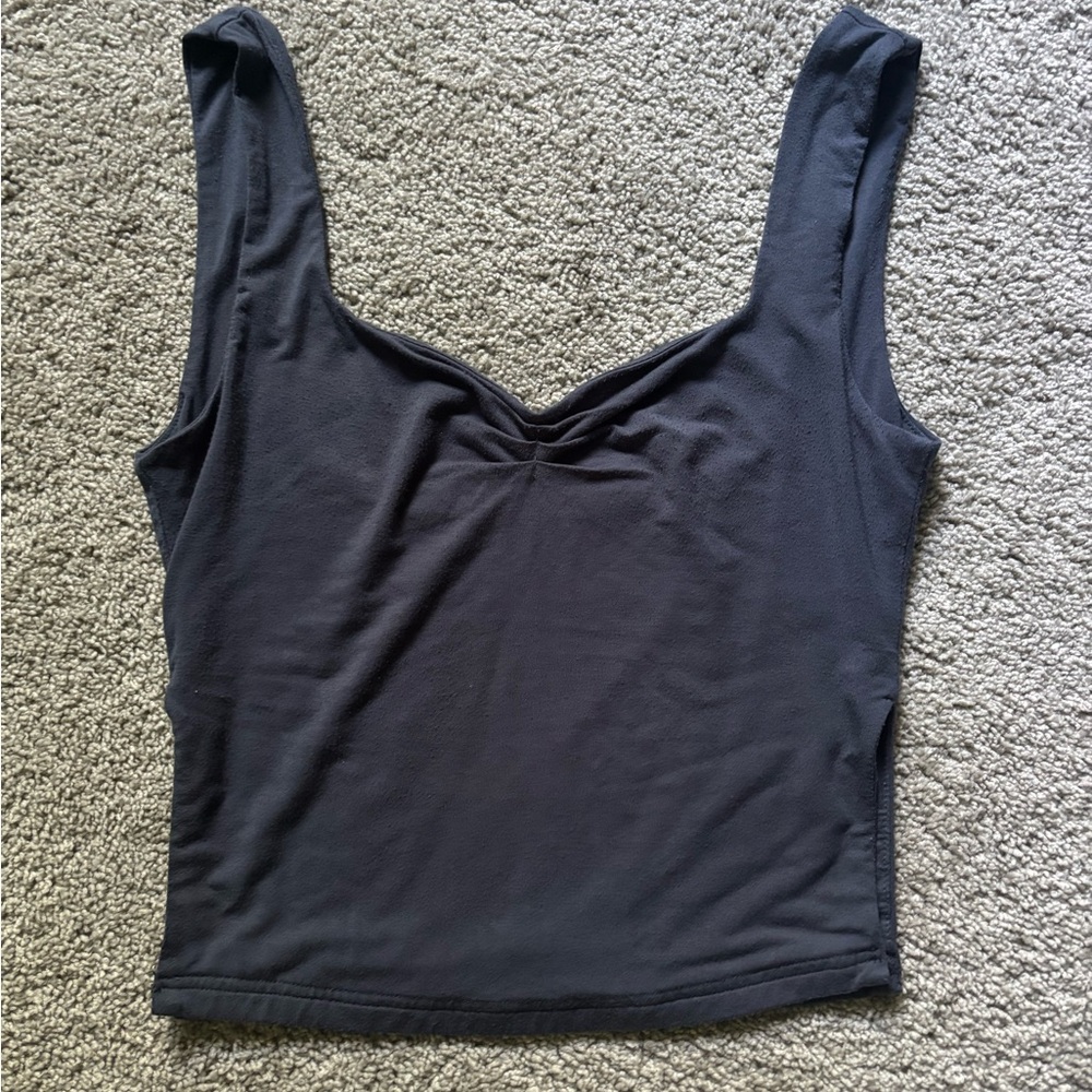 Navy Sleeveless Women's Top